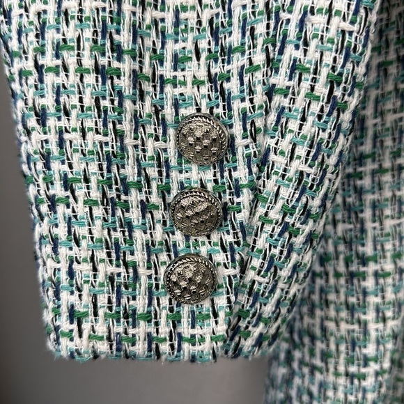 Rachel Zoe Tweed Blazer Size Medium - Picture 6 of 14